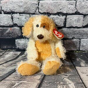 Vintage Original Ty Beanie Babies 2003 "Diggs" the Dog 8" Plush Toy  - MWMT
